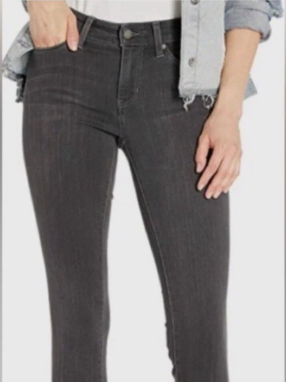 Liverpool The High Rise Skinny Jeans Meteorite Wash (Black/Gray) 16/33